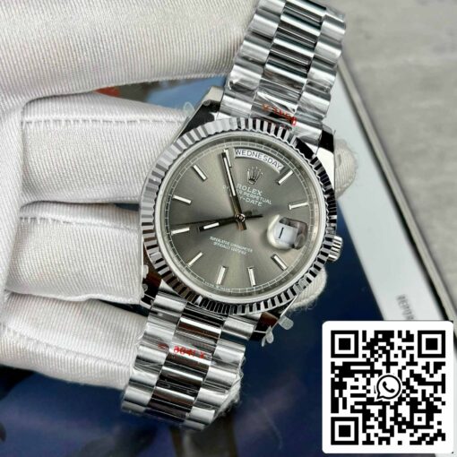 Rolex Day-Date M228236-0013 Platinum slate dial Best 1:1 Edition GM Factory V2 - 이미지 4