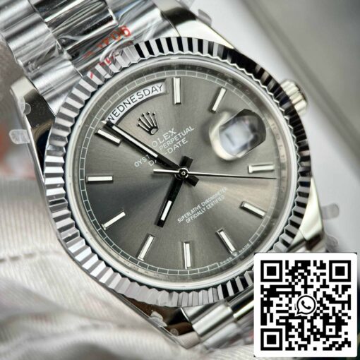 Rolex Day-Date M228236-0013 Platinum slate dial Best 1:1 Edition GM Factory V2 - 이미지 7