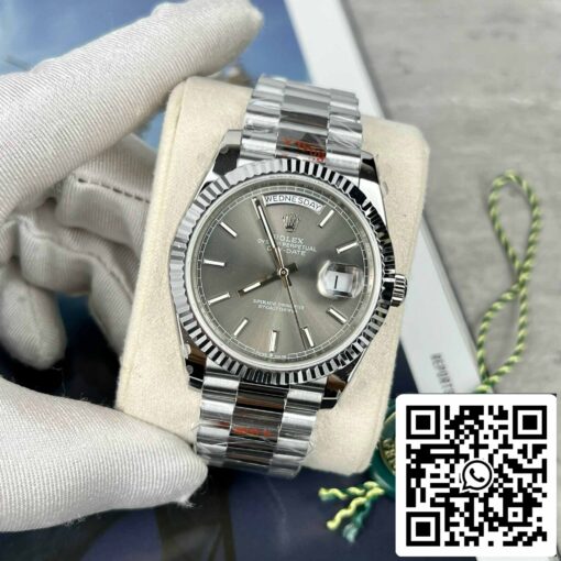 Rolex Day-Date M228236-0013 Platinum slate dial Best 1:1 Edition GM Factory V2 - 이미지 8