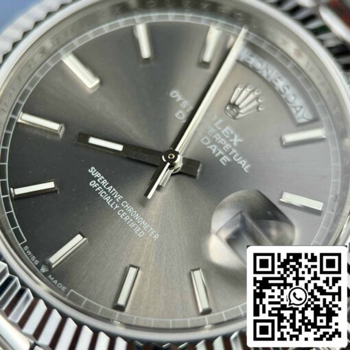 Rolex Day-Date M228236-0013 Platinum slate dial Best 1:1 Edition GM Factory V2 - 이미지 10