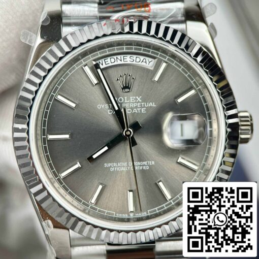 Rolex Day-Date M228236-0013 Platinum slate dial Best 1:1 Edition GM Factory V2 - 이미지 9