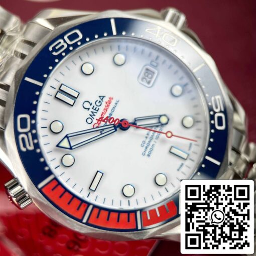 Omega Seamaster Diver 300M Commander's 007 limited Watch 1:1 Best Replica watch - Imagen 6