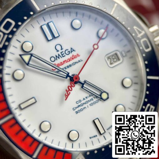 Omega Seamaster Diver 300M Commander's 007 limited Watch 1:1 Best Replica watch - Imagen 10