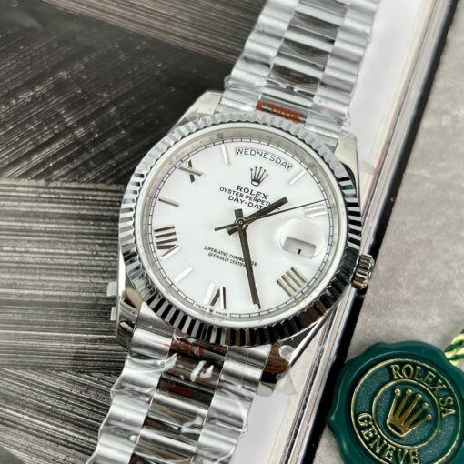 Rolex Day Date 40mm 228238  President White Roman Best 1:1 Edition GM Factory V2