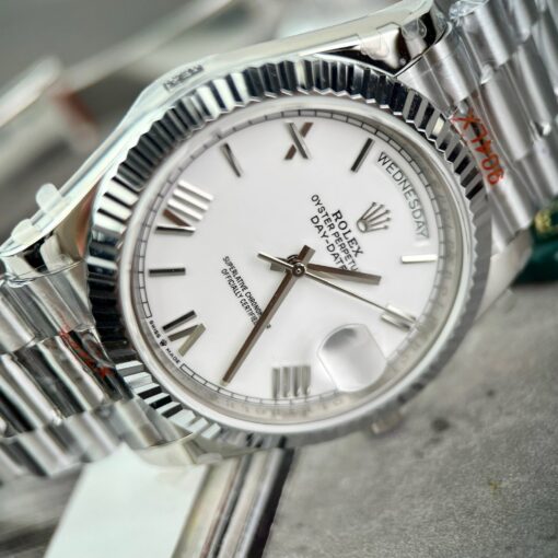 Rolex Day Date 40mm 228238  President White Roman Best 1:1 Edition GM Factory V2 - 이미지 11