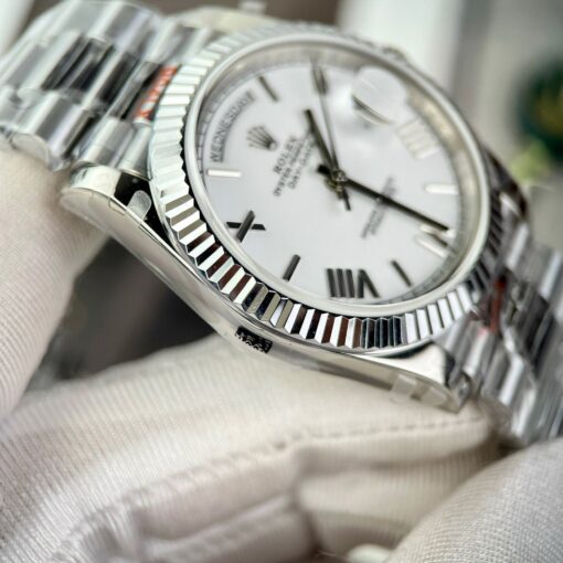 Rolex Day Date 40mm 228238  President White Roman Best 1:1 Edition GM Factory V2 - 이미지 14