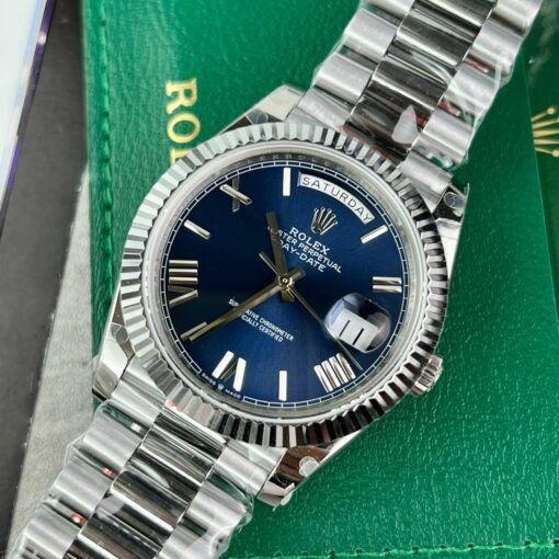 Rolex Day Date M228236-0007 1:1 Best Edition GM Factory V2 Blue Dial - 이미지 9