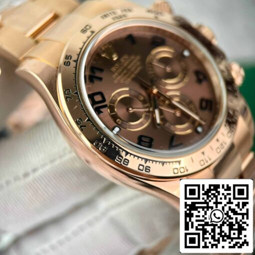 Rolex Daytona 116515 Rose Gold Chocolate Arabic Dial - BT Factory best 1:1 edition - Image 10