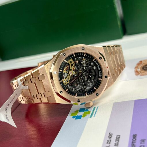 Audemars Piguet Royal Oak 15407OR.OO.1220OR.01 Best 1:1 Edition 18k Rosegold wrapped - Image 5