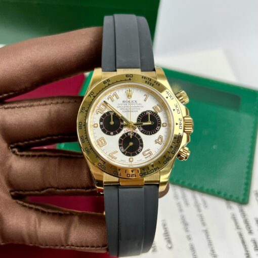 Rolex Cosmograph Daytona 116528 1:1 Best Edition Clean Factory Rubber Strap — изображение 9