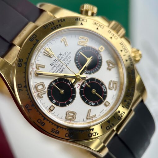 Rolex Cosmograph Daytona 116528 1:1 Best Edition Clean Factory Rubber Strap — изображение 3