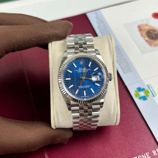 Rolex Datejust 126234 3d dial1:1 Best Edition EW Factory Blue Dial