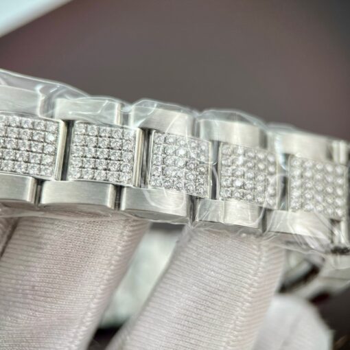 Rolex Submariner Hulk Oystersteel custom Moissanite Diamonds super vip - Image 16