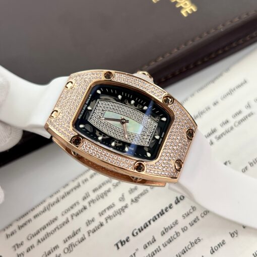 Richard Mille RM 07-01 1:1 Best Edition RM Factory custom full diamonds case - Image 3