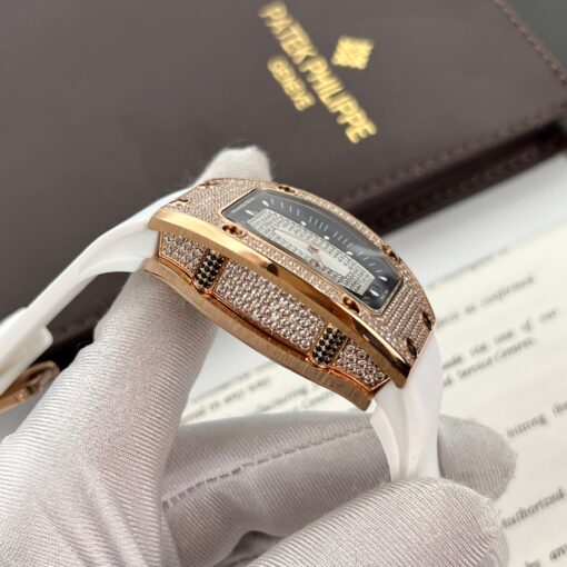 Richard Mille RM 07-01 1:1 Best Edition RM Factory custom full diamonds case - Image 6