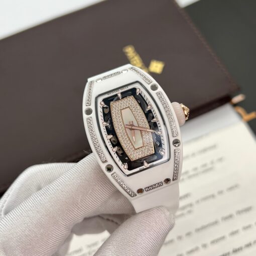 Richard Mille RM 07-01 1:1 Best Edition RM Factory White Ceramic Case - Image 10