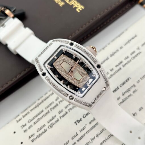 Richard Mille RM 07-01 1:1 Best Edition RM Factory White Ceramic Case - Image 2