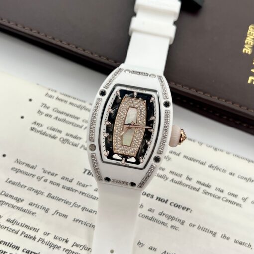 Richard Mille RM 07-01 1:1 Best Edition RM Factory White Ceramic Case - Image 3