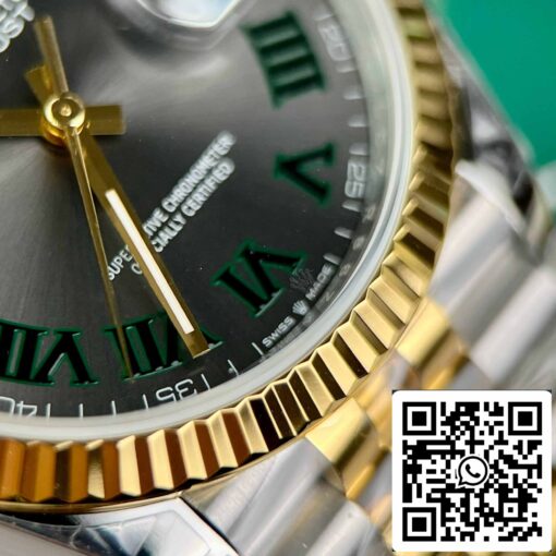 Replica Rolex Datejust 36 126233 Wimbledon Dial Best 1:1 Edition VS Factory - Image 11