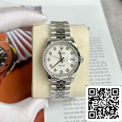 Replica Rolex Datejust M278274-0006 Oystersteel Meteorite dial 31mm EW Factory