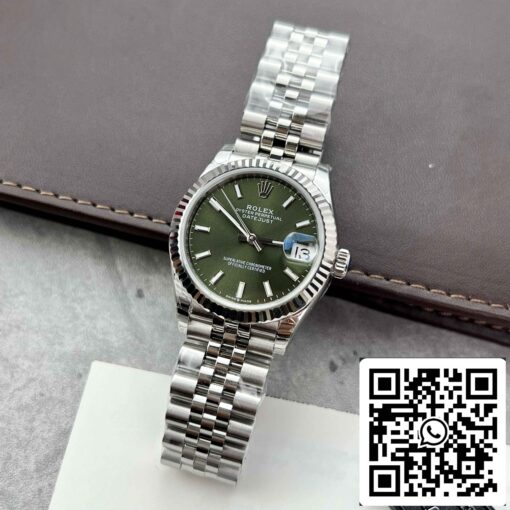 Replica Rolex Datejust 31 278274-0018 EW Factory 31mm Olive dial - Image 9