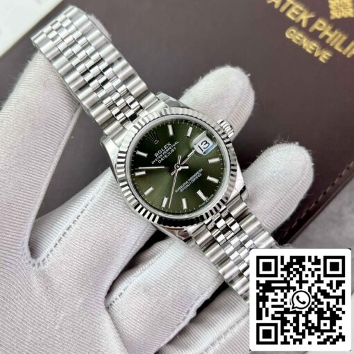 Replica Rolex Datejust 31 278274-0018 EW Factory 31mm Olive dial - Image 7