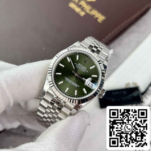 Replica Rolex Datejust 31 278274-0018 EW Factory 31mm Olive dial - Image 8