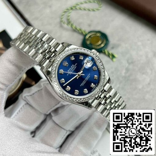 Replica Rolex Datejust M126284RBR-0029 Oystersteel 31mm EW Factory — изображение 11