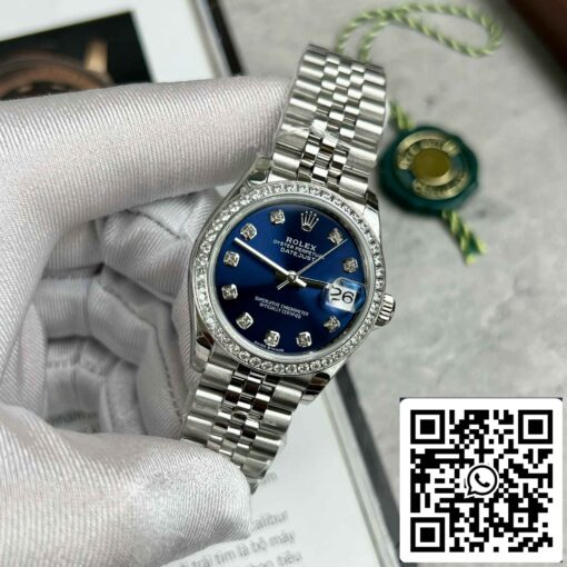 Replica Rolex Datejust M126284RBR-0029 Oystersteel 31mm EW Factory — изображение 10