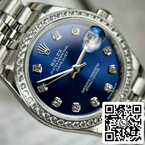 Replica Rolex Datejust M126284RBR-0029 Oystersteel 31mm EW Factory — изображение 8