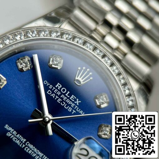 Replica Rolex Datejust M126284RBR-0029 Oystersteel 31mm EW Factory — изображение 7