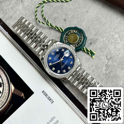 Replica Rolex Datejust M126284RBR-0029 Oystersteel 31mm EW Factory — изображение 9