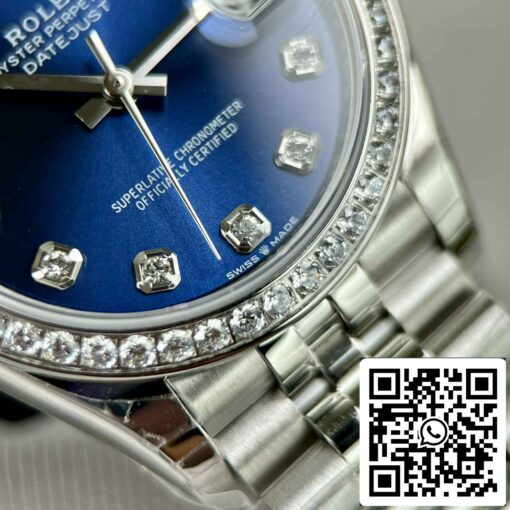 Replica Rolex Datejust M126284RBR-0029 Oystersteel 31mm EW Factory — изображение 6