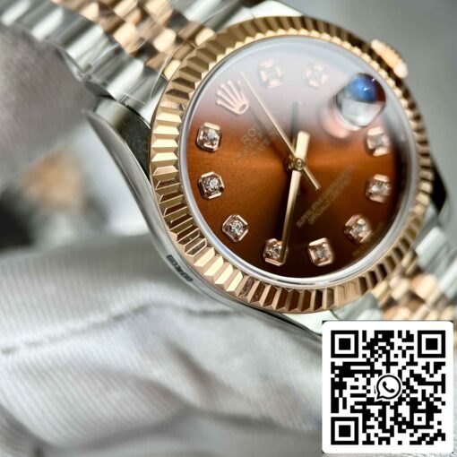 Replica Rolex Lady-Datejust M279171-0011 Oystersteel EW Factory Best Edition 31mm - Image 5