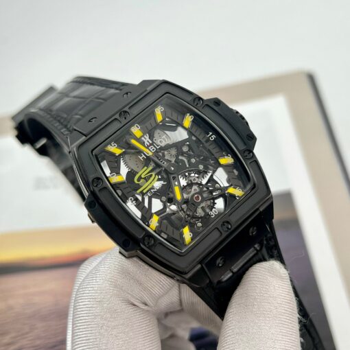 Replica Hublot Masterpiece Tourbillon 906.ND.0129.VR.AES12 1:1 Best Edition Black PVD Swiss HUB 9006 - Image 4