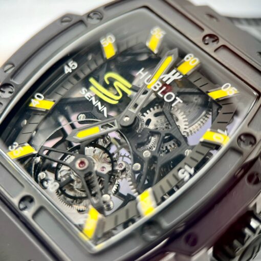 Replica Hublot Masterpiece Tourbillon 906.ND.0129.VR.AES12 1:1 Best Edition Black PVD Swiss HUB 9006 - Image 5