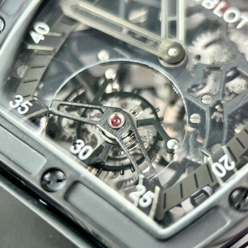 Replica Hublot Masterpiece Tourbillon 906.ND.0129.VR.AES12 1:1 Best Edition Black PVD Swiss HUB 9006 - Image 6