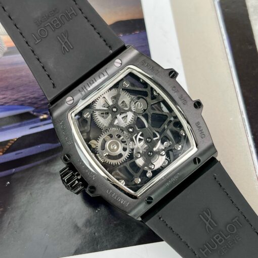 Replica Hublot Masterpiece Tourbillon 906.ND.0129.VR.AES12 1:1 Best Edition Black PVD Swiss HUB 9006 - Image 9