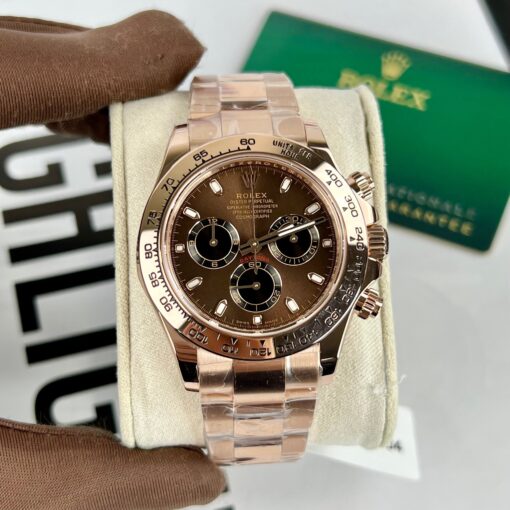 Rolex Cosmograph Daytona 116505 Chocolate dial 1:1 best edition BTF 18k Rose gold - Image 4