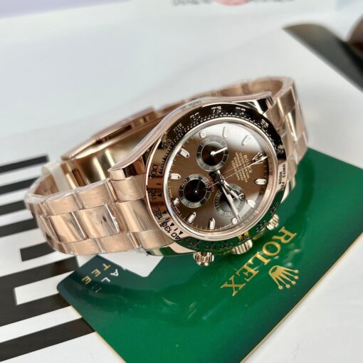 Rolex Cosmograph Daytona 116505 Chocolate dial 1:1 best edition BTF 18k Rose gold - Image 6