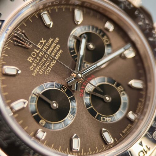 Rolex Cosmograph Daytona 116505 Chocolate dial 1:1 best edition BTF 18k Rose gold - Image 12