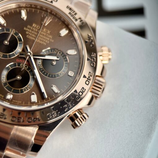 Rolex Cosmograph Daytona 116505 Chocolate dial 1:1 best edition BTF 18k Rose gold - Image 14