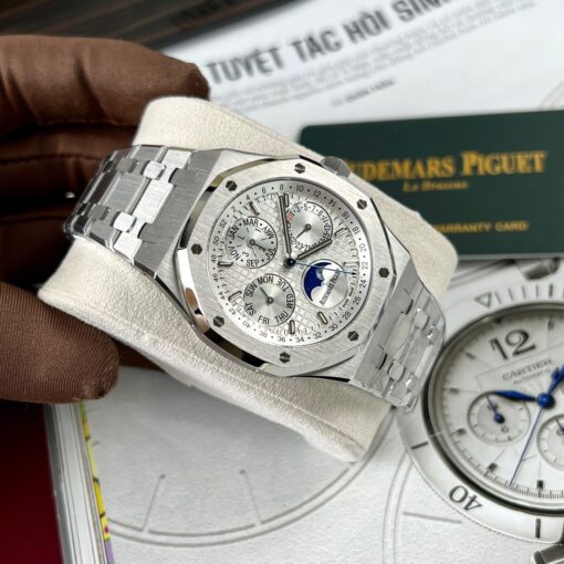 Audemars Piguet Royal Oak 26574ST.OO.1220ST.001 1:1 Best Edition APS Factory White Dial - Image 2