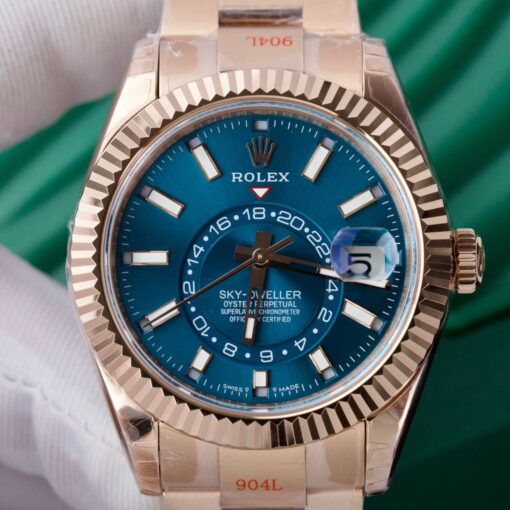 Rolex Sky Dweller M336935-0001 Everose gold V2 Best 1:1 Edition Noob Factory - Image 3