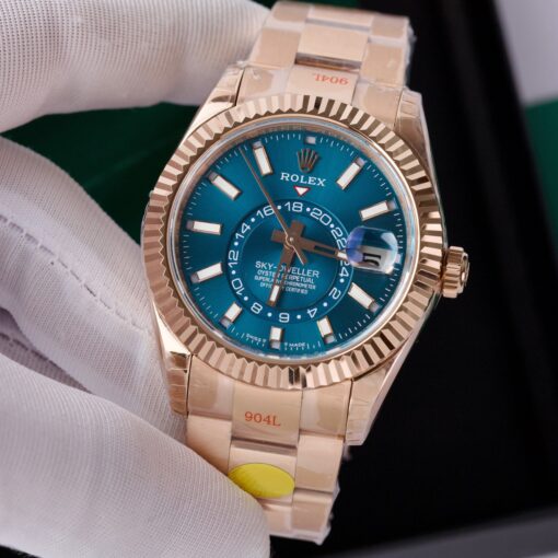 Rolex Sky Dweller M336935-0001 Everose gold V2 Best 1:1 Edition Noob Factory - Image 6