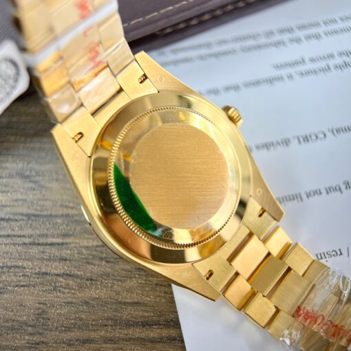 Rolex Day-Date 40 Yellow Gold 228238 Green Rom 1:1 best edition 175 gram V3 GM Factory CounterWeight Version - Image 13