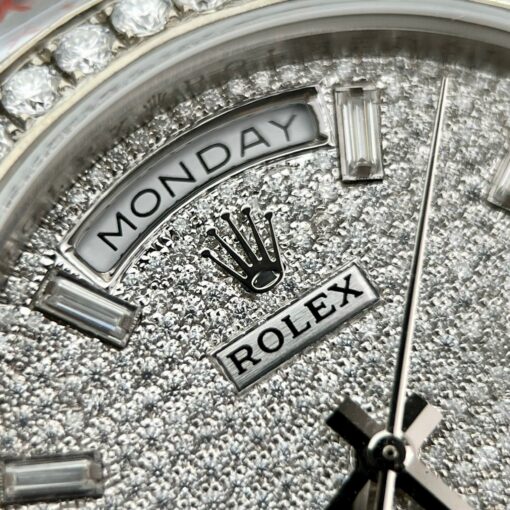 Rolex Day Date 40 228349RBR Bezel Diamonds Dial 1:1 Best Edition GM Factory V2 Counterweight version - 이미지 6