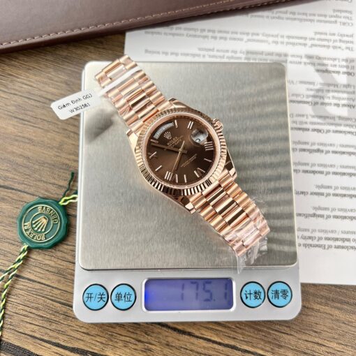 Rolex Day Date President Automatic 228235 18k rose gold filled 175 gram GM V3 Counterweight Version - 이미지 3