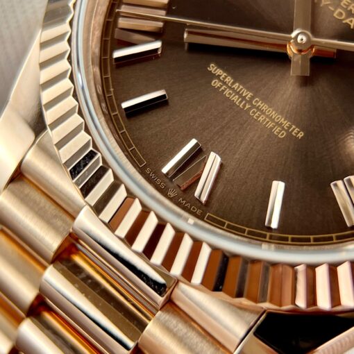 Rolex Day Date President Automatic 228235 18k rose gold filled 175 gram GM V3 Counterweight Version - 이미지 5