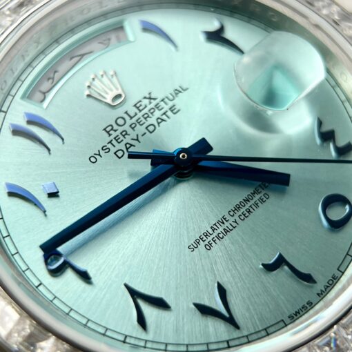 Rolex Day Date 40 - 228206 Arabic Dial Best 1:1 Edition GM Factory V3 Moissanite baguetta - 이미지 4